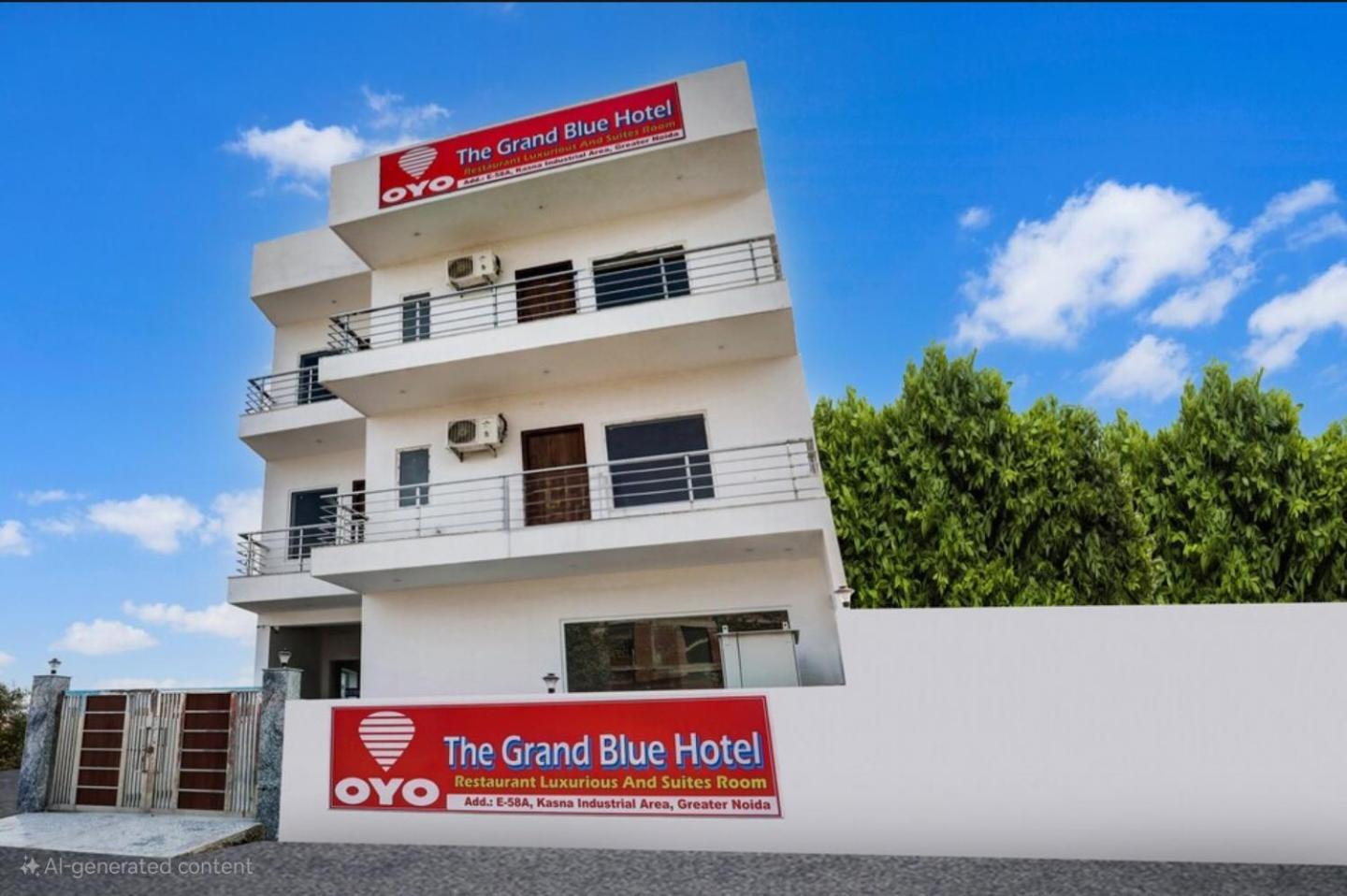 The Grand Blue Hotel เกรทเตอร์นอยดา ภายนอก รูปภาพ