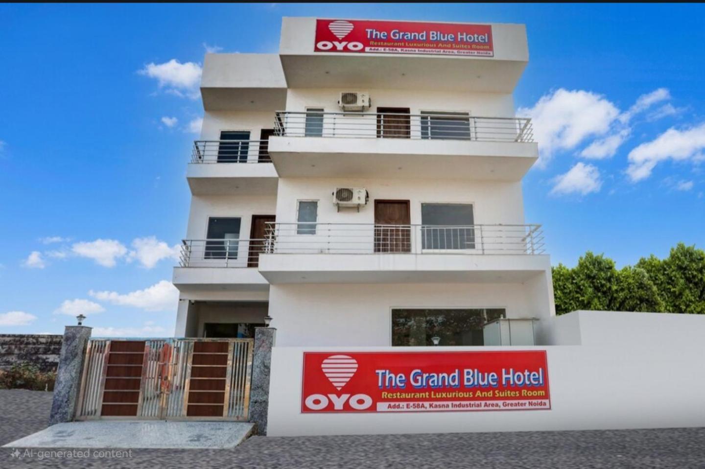 The Grand Blue Hotel เกรทเตอร์นอยดา ภายนอก รูปภาพ